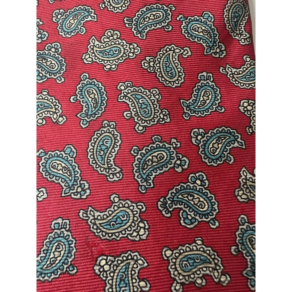 👔✨ 3x 100% Silk Tie Lot | Oscar de la Renta + Egon Von Furstenberg + Stafford